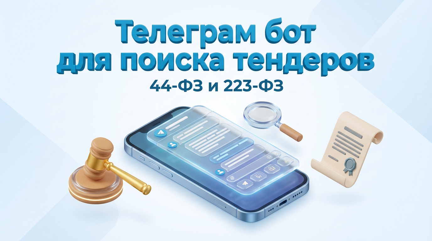 Тендер Пилот поиск тендеров 44‑ФЗ и 223‑ФЗ