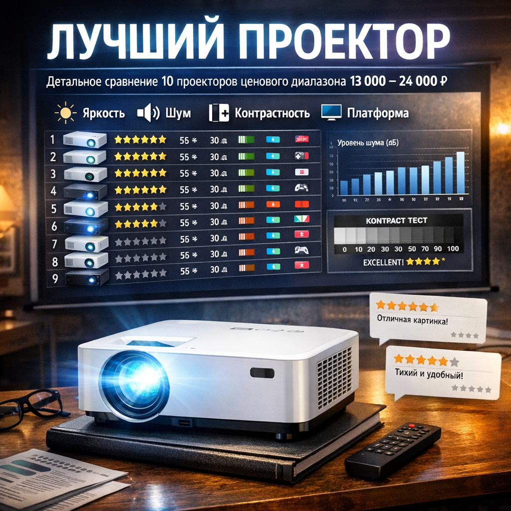 ТОП бюджетных проекторов 2025